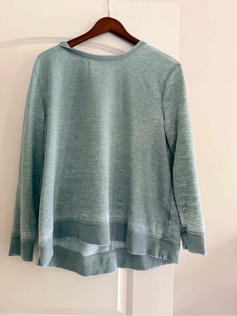 Jane and Delancey Pale Sage Green Crewneck Sweatshirt